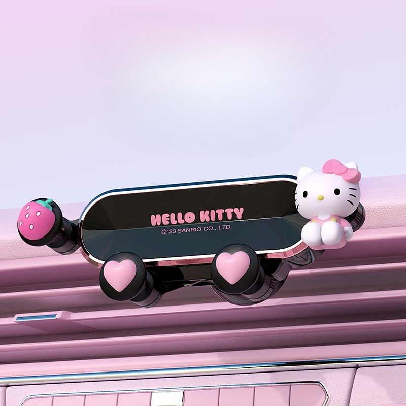 Kawaii Tech Accessories - Suporte de Celular para Carro com