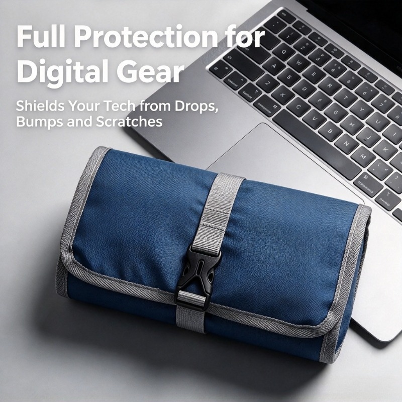 Tech Accessories Travel Organizer Pouch - Bolsa organizadora de cabos de grande