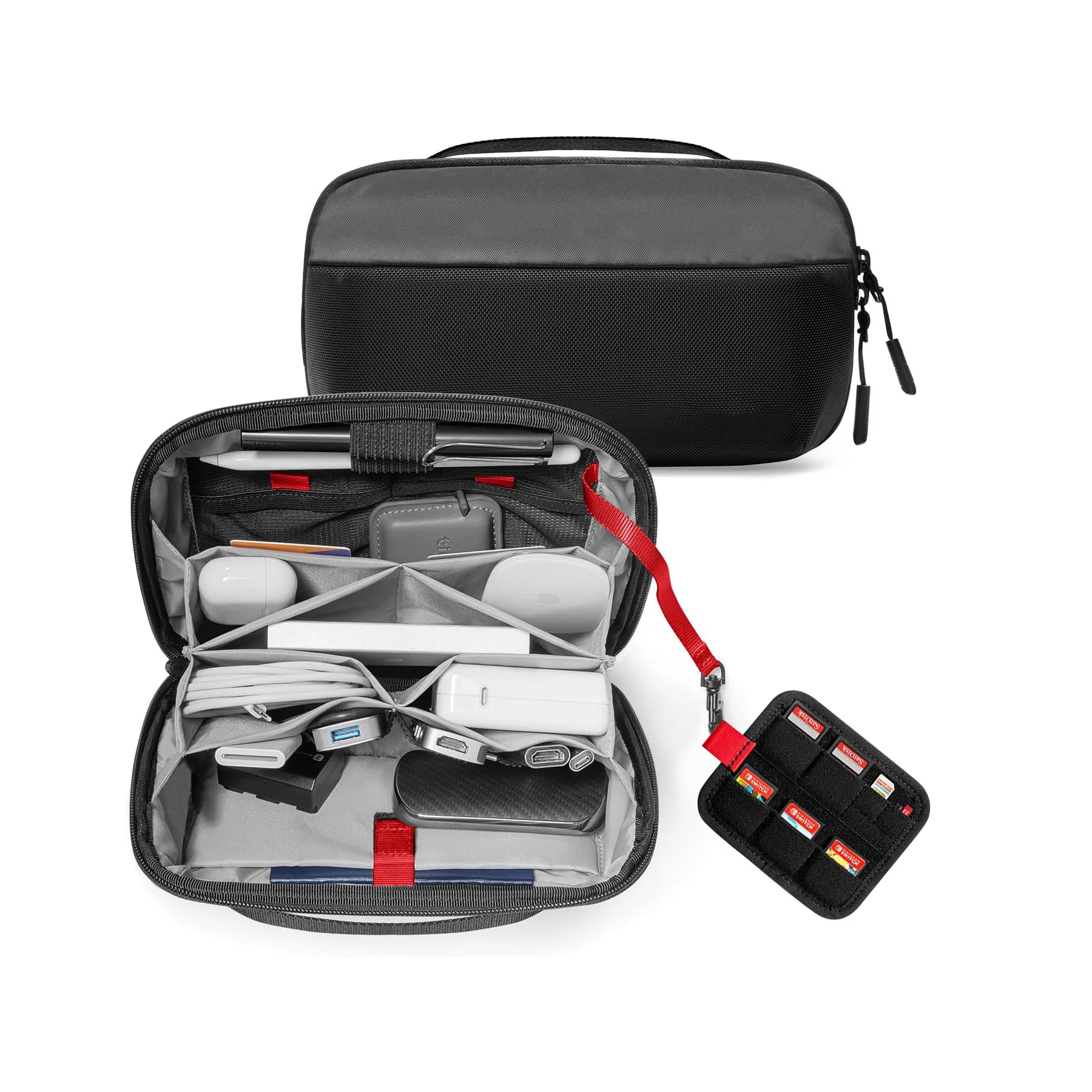 Tech Accessories Travel Organizer Pouch - Bolsa Organizadora de Tecnologia para Viagem,