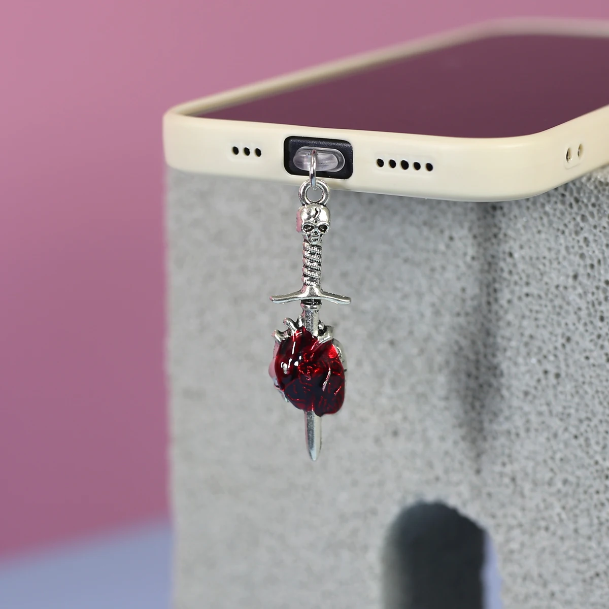 Legal 3d demônio crânio espada - Mobile Tech Accessories avaliação e preço