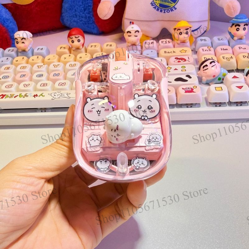 Mouse Sem Fio Transparente Ros - Kawaii Tech Accessories avaliação e preço